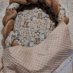 nyuszi angyal fehér babafészek