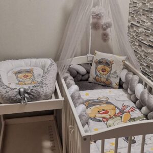 Főoldal pilóta maci szürke 5db os prémium szett