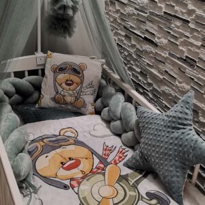 Főoldal pilóta maci sötétszürke 4db os szett