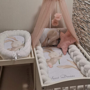 sweet dreams nyuszi fehér púder 5db os szett