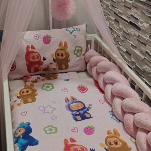 labubu rózsaszín 6db os szett